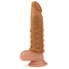 4 CM Dolgulu Gerçekçi Melez Doku Penis Kılıfı - Pleasure X-Tender