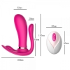 Flxur Giyilebilir Gnoktası Ve Klitoris Uyarıcı Şarjlı Uzaktan Kumandalı Vibratör