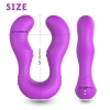 Yeain Uzaktan Kumandalı Strapless Çift Titreşimli Kıskaç Şeklinde Çatal G Spot Vibratör