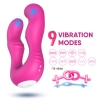 Yeain Uzaktan Kumandalı Strapless Çift Titreşimli Kıskaç Şeklinde Çatal G Spot Vibratör