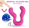 Yeain Uzaktan Kumandalı Strapless Çift Titreşimli Kıskaç Şeklinde Çatal G Spot Vibratör