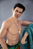 Adrian - Silicone Head Hair Transplant Evo Skeleton Sex Doll İskeletli Tam Boy Erkek Realistik Manken 160 CM