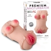 Amelia - Kolay Saklanabilir Cep Boy Titreşimli Isıtmalı Suni Vajina Realistik Mastürbatör 13 CM