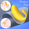 Banana App Telefon Kontrollü Şarjlı G Nokta ve Klitoris Uyarıcı 2 in 1 Giyilebilir Mini Vibratör