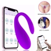 BEN WA Telefon Kontrollü Klitoris ve G-Spot Uyarıcı Giyilebilir Panty Vibratör - Mor