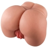 Bethany - Anal Vajina Çift Girişli Titreşimli Isıtmalı Realistik Kalça Suni Vajina Mastürbatör 1.1KG
