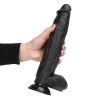 BIG SIZE Dildo Gerçekçi Et Dokusunda Büyük Boy Realistik Zenci Penis 31 CM