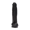 BIG SIZE Dildo Gerçekçi Et Dokusunda Büyük Boy Realistik Zenci Penis 31 CM