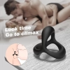 BLACK RIDER Silikon Testis ve Penis Halkası