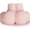 Carol - Anal Vajina Çift Girişli Titreşimli Isıtmalı Realistik Kalça Suni Vajina Mastürbatör 6.6 KG