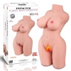 Cherry - Büyük Boy Realistik Manken Anal Vajinal 2 in 1 Titreşimli Isıtmalı Suni Vajina