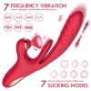 CHICY Titreşimli İleri Geri ve Dil Darbe Hareketli Klitoris Emiş Güçlü 3 in 1 Vibratör