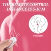 CHOMPTER RCT Kablosuz Kumandalı Lay On Anal Vajinal Uyarıcı Giyilebilir 2 in 1 Vibratör