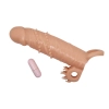 CONNOR 4 CM Uzatmalı Klitoris Uyarıcı Titreşimli Testis Halkalı Silikon Penis Kılıfı