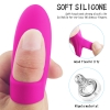 Dory Şarjlı Su Geçirmez Güçlü Titreşimli Parmağa Takılabilir Klitoris Uyarıcı Mini Parmak Vibratör