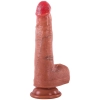 Dustin - Ultra Yumuşak Dokulu Realistik Dildo Çift Katmanlı Silikon Gerçekçi Yapay Penis 19 CM