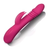 ELLA İleri Geri ve Rotasyon Hareketli Isıtmalı G-Spot ve Klitoris Uyarıcı 2 in 1 Vibratör - Pembe