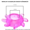 Esnek Yapıda Desenli Silikon Penis Halkası Seti 3'lü Cock Ring