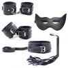 Fetish Beginner 5 Parça BDSM Set - Siyah