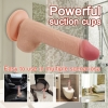 Foreskin Perfection Dildo 17.5 CM - Çift Katmanlı Gerçekçi Kayar Deri Ultra Yumuşak Realistik Yapay Penis Vibrator