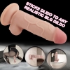 Foreskin Perfection Dildo 16 CM - Çift Katmanlı Gerçekçi Kayar Deri Ultra Yumuşak Realistik Yapay Penis Kalın Vibrator