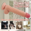 Foreskin Perfection Dildo 22.5 CM - Çift Katmanlı Gerçekçi Kayar Deri Ultra Yumuşak Realistik Yapay Penis Vibrator