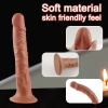 Foreskin Perfection Dildo 21 CM - Çift Katmanlı Gerçekçi Kayar Deri Ultra Yumuşak Realistik Melez Yapay Penis Vibrator