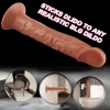 Foreskin Perfection Dildo 21 CM - Çift Katmanlı Gerçekçi Kayar Deri Ultra Yumuşak Realistik Melez Yapay Penis Vibrator