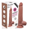Foreskin Perfection Dildo 22.5 CM - Çift Katmanlı Gerçekçi Kayar Deri Ultra Yumuşak Realistik Melez Yapay Penis Vibrator