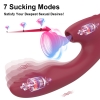 G10 - Şarjlı Akıllı Isıtmalı G-Spot ve Klitoris Emiş Uyarıcı Çift Motorlu Dalga Hareketli 2 in 1 Rabbit Vibratör