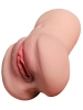 Gerçekçi Et Dokusunda Vajinal ve Anal Mastürbatör 18 CM