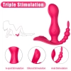 JAIN Kablosuz Kumandalı G-Spot Anal ve Klitoris Uyarıcı Külot İçi Giyilebilir 3 in 1 Vibratör