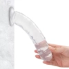 JELLY CLEAR Ultra Yumuşak Dokulu Dildo Testissiz Jel Dokulu Realistik Penis 20 CM - Ten Rengi