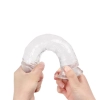 JELLY CLEAR Ultra Yumuşak Dokulu Dildo Testissiz Jel Dokulu Realistik Penis 20 CM - Mor