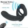 Kablosuz Kumandalı Penis Halkalı Çift Penetratör Anal Vibratör