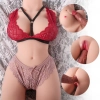 Kate - Büyük Boy Realistik Manken Anal Vajinal 2 in 1 Titreşimli Isıtmalı Suni Vajina