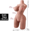 Lily - Ultra Mega Boy Realistik Manken Anal Vajina Çift Girişli Titreşimli Isıtmalı Suni Vajina 16KG