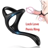 Love Desire Perine Uyarıcı Silikon Testis ve Penis Halkası