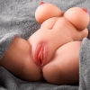 Mary - Anal Vajina Girişli 2 in 1 Yarım Realistik Manken Titreşimli Isıtmalı Suni Vajina 5.1 KG