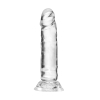 MYST COLOR Dildo Realistik Jel Dokuda Testissiz Ultra Yumuşak Şeffaf Mini Yapay Penis 13 CM