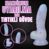 MYST COLOR Dildo Renkli Benekli Tırtıklı Ultra Yumuşak Şeffaf Realistik Yapay Penis