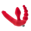 Neo Anal ve G Nokta Uyarıcı Güçlü Titreşimli Strapless Strapon 3 in 1 Vibratör