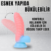 NEON ELITE Glow in the Dark - Karanlıkta Parlayan Tırtıklı Dildo Ultra Yumuşak Realistik Yapay Penis 