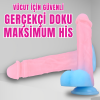 NEON ELITE Glow in the Dark - Karanlıkta Parlayan Dildo Ultra Yumuşak Realistik Yapay Penis 22 CM