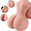 Olivia - Anal Vajina Göğüs Girişli 3 in 1 Yarım Realistik Manken Titreşimli Isıtmalı Suni Vajina 3.5 KG
