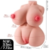 Olivia - Anal Vajina Göğüs Girişli 3 in 1 Yarım Realistik Manken Titreşimli Isıtmalı Suni Vajina 3.5 KG