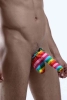 Pride Renkli Özel Tasarım Erkek Fantezi Slip - 7431
