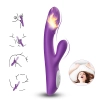 PRIME TOYS Spark Isıtmalı Klitoris ve G Spot Uyarıcı 2 in 1 Rabbit Vibratör - Mor