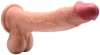 Realistic Dildo 20.3 Cm Gerçekçi Dokulu Testisli Penis
