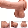 Realistic Dildo 20.3 Cm Gerçekçi Dokulu Testisli Penis